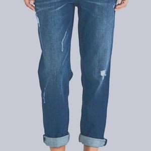 Anthropologie boyfriend jeans.  HP 6/22